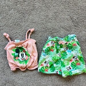 GUC Shop Disney Tropical Minnie Set size 4T